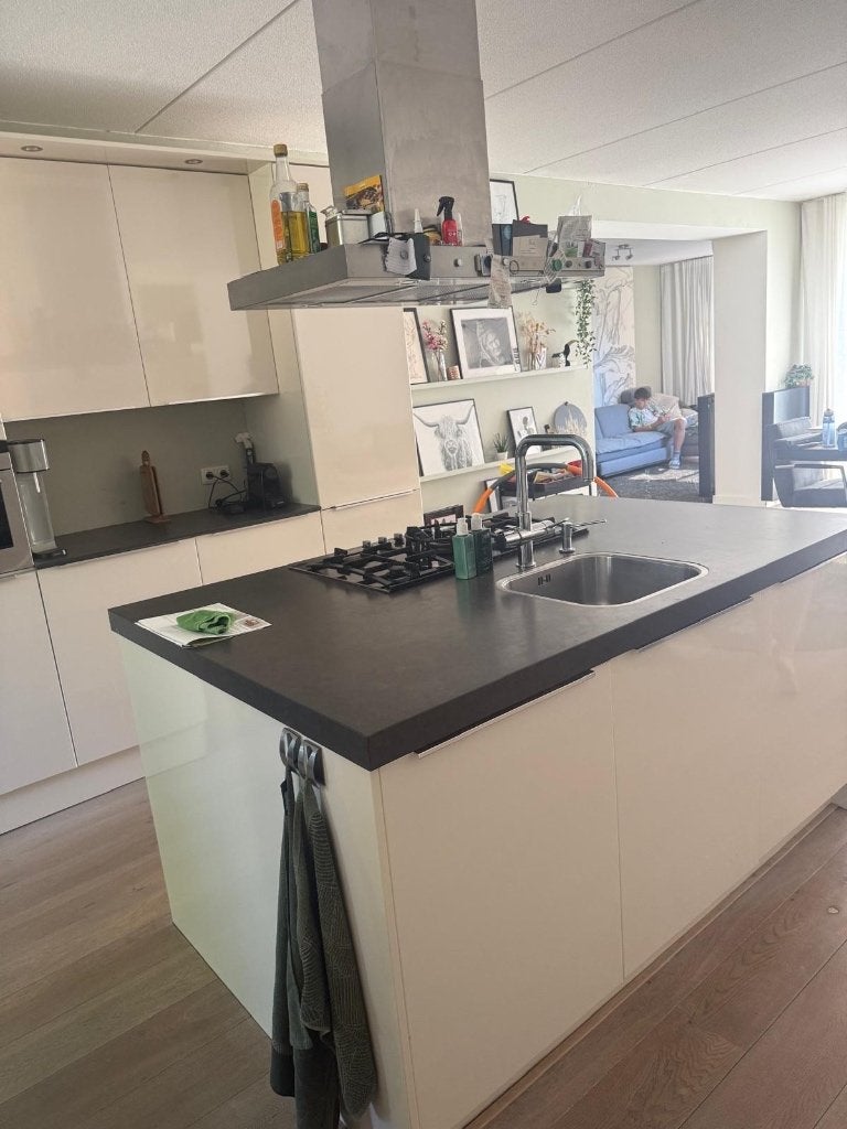 ✨ DESIGN KEUKEN MET KOOKEILAND +APPARATUUR   ✨, Huis en Inrichting, Keuken | Complete keukens, Ophalen, Wit, Met kookeiland, Dubbelwandige keuken