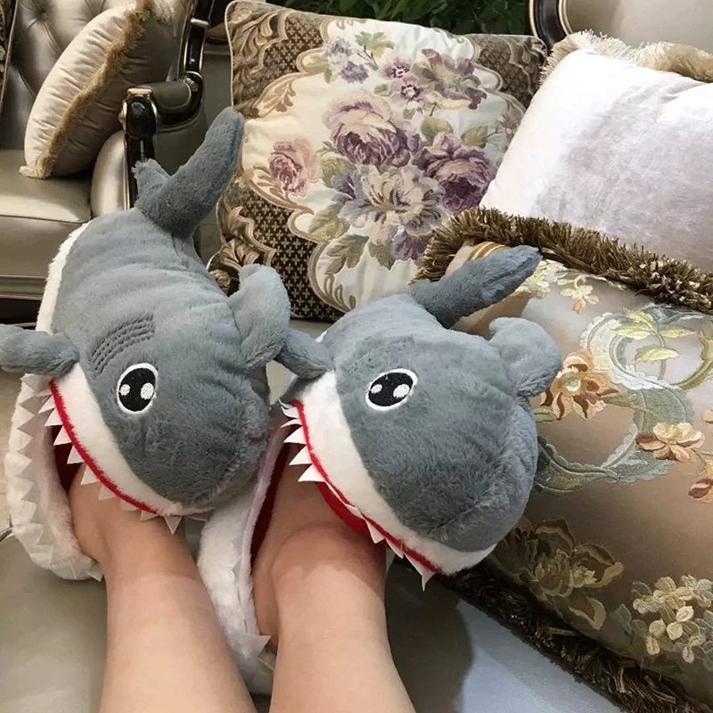 Haaien pantoffels pantoffel slippers sloffen dieren vis, Verzenden, Nieuw, Pantoffels of Sloffen