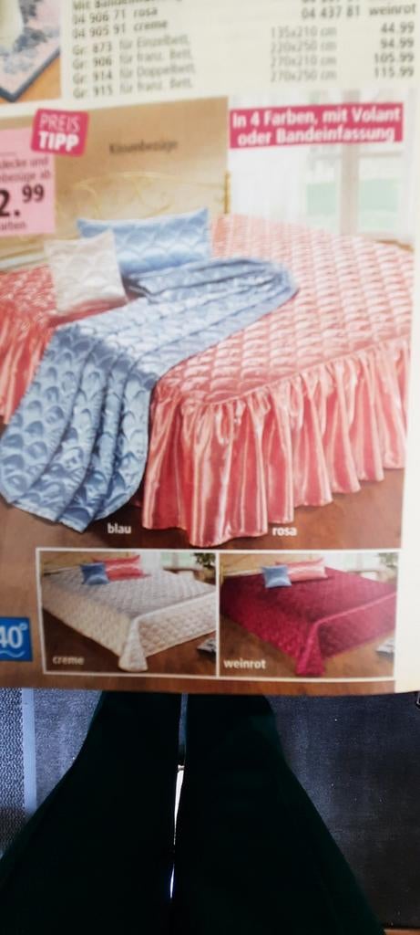 Luxe Bedsprei met Volant - Diverse Kleuren, Gebruikt, Meisje, Overige typen, Ophalen of Verzenden