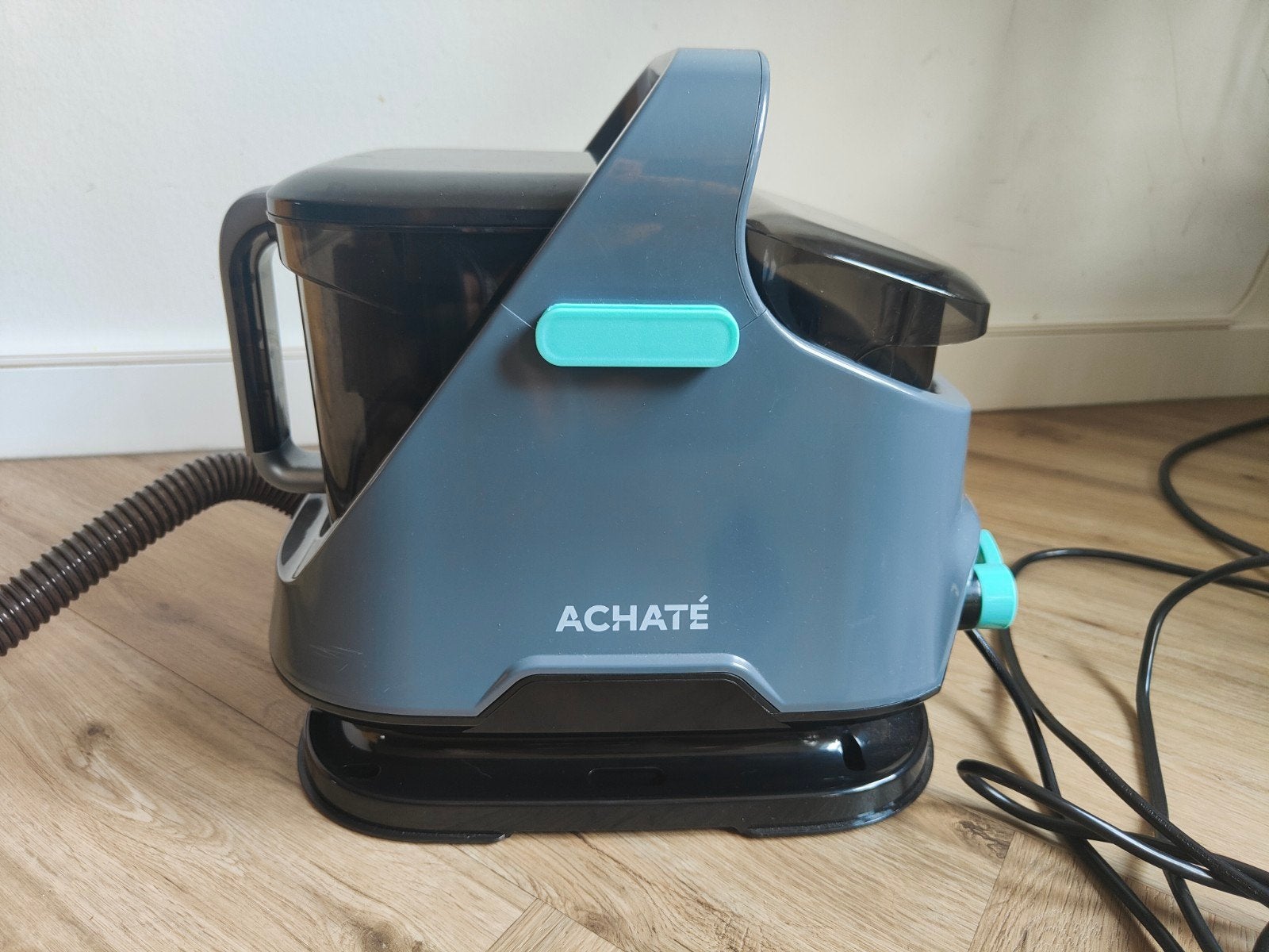 Achaté stoomreiniger - Zo goed als nieuw!, Witgoed en Apparatuur, Ophalen, Overige merken, Geschikt voor harde vloeren, Stoomreiniger
