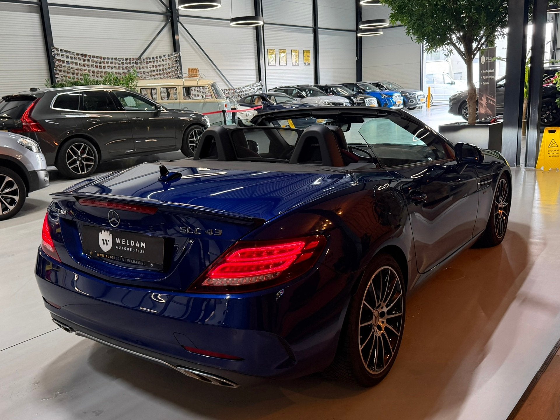 Mercedes-Benz SLC AMG SLC 43 Final Edition|Pano|Memory Pakke, Auto's, Mercedes-Benz, Automaat, Gebruikt, Huisgarantie, Blauw