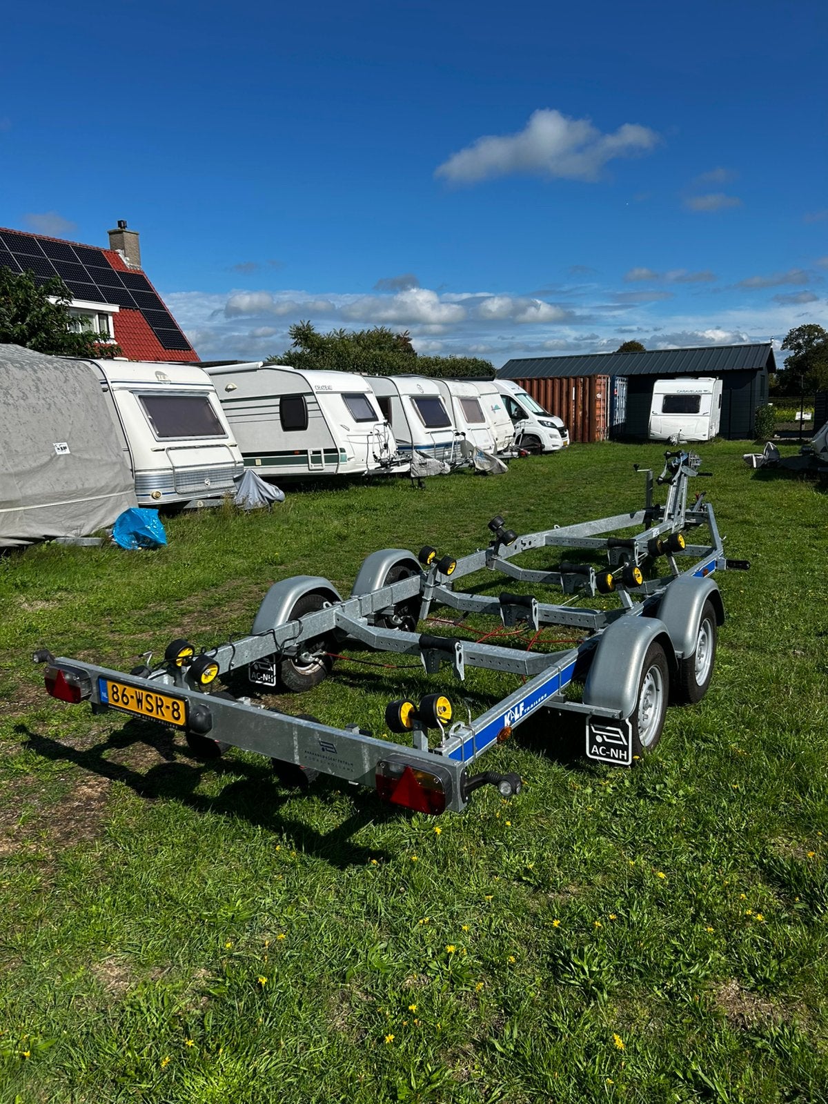 Kalf 2000-62V boottrailer - in garantie - tandemasser - 2026, Ophalen, 1500 tot 3000 kg, 6 tot 9 meter, Zo goed als nieuw