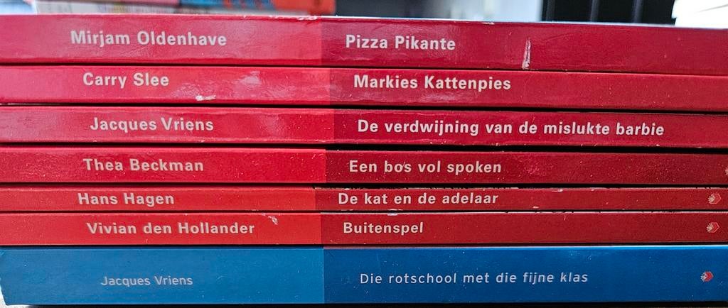 Diverse kinderboeken. Boektoppers ROOD, Ophalen of Verzenden