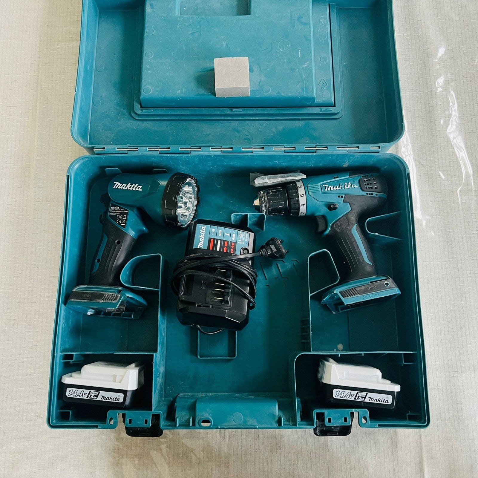 Makita Boormachine Set, Ophalen of Verzenden, Boor- en Schroefmachine