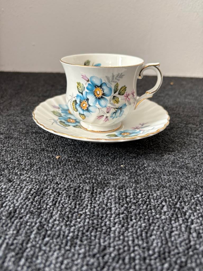 Vintage Old Foley James Kent Ltd. Staffordshire theekopje, Antiek en Kunst, Antiek | Servies los, Ophalen of Verzenden
