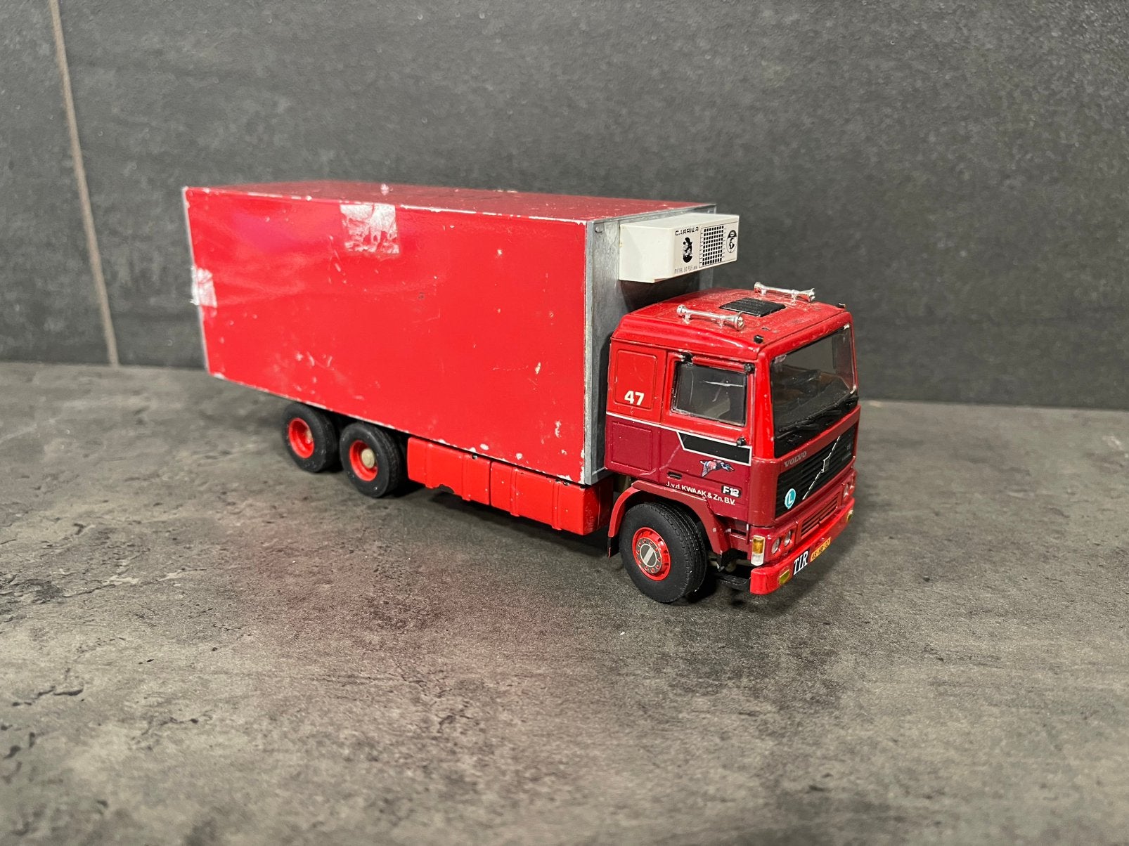 Leuke WSI Volvo F12 dakwagen met liftas v/d Kwaak verbouw, Ophalen of Verzenden, Gebruikt, Bus of Vrachtwagen, Wsi