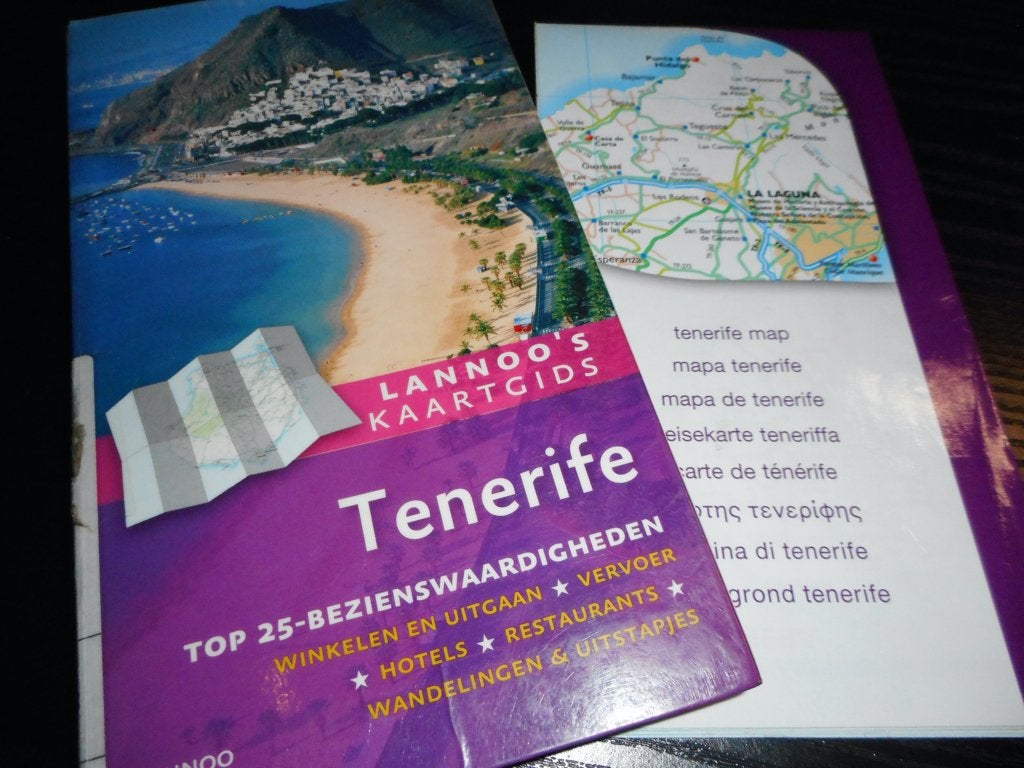 Lannoo's kaartgids Tenerife, Europa, Ophalen of Verzenden, Reisgids of -boek, Lannoo