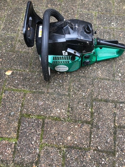 Topcraft benzine kettingzaag 49 cc, Tuin en Terras, Ophalen of Verzenden, Gebruikt, Overige soorten