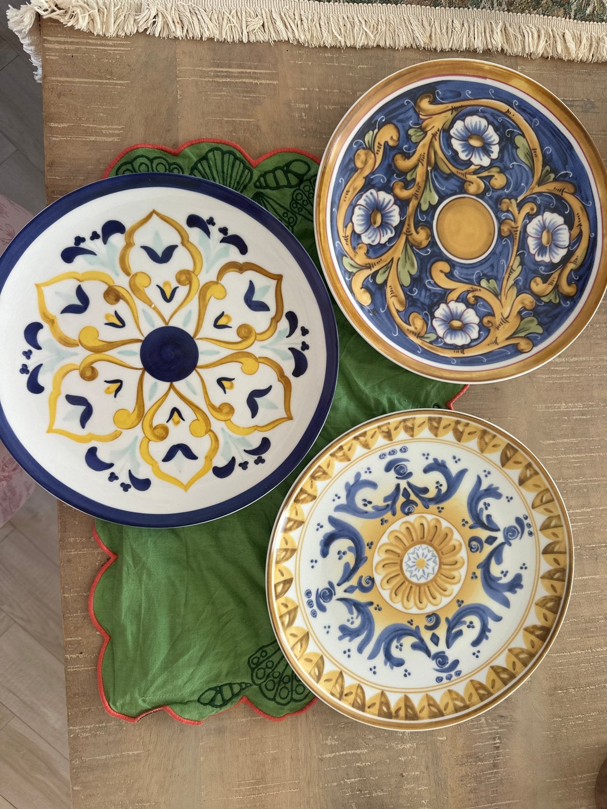 Westwing Porseleinen Bordenset - Portugees Design (12 st.), Gebruikt, Overige merken, Ophalen of Verzenden, Bord(en)