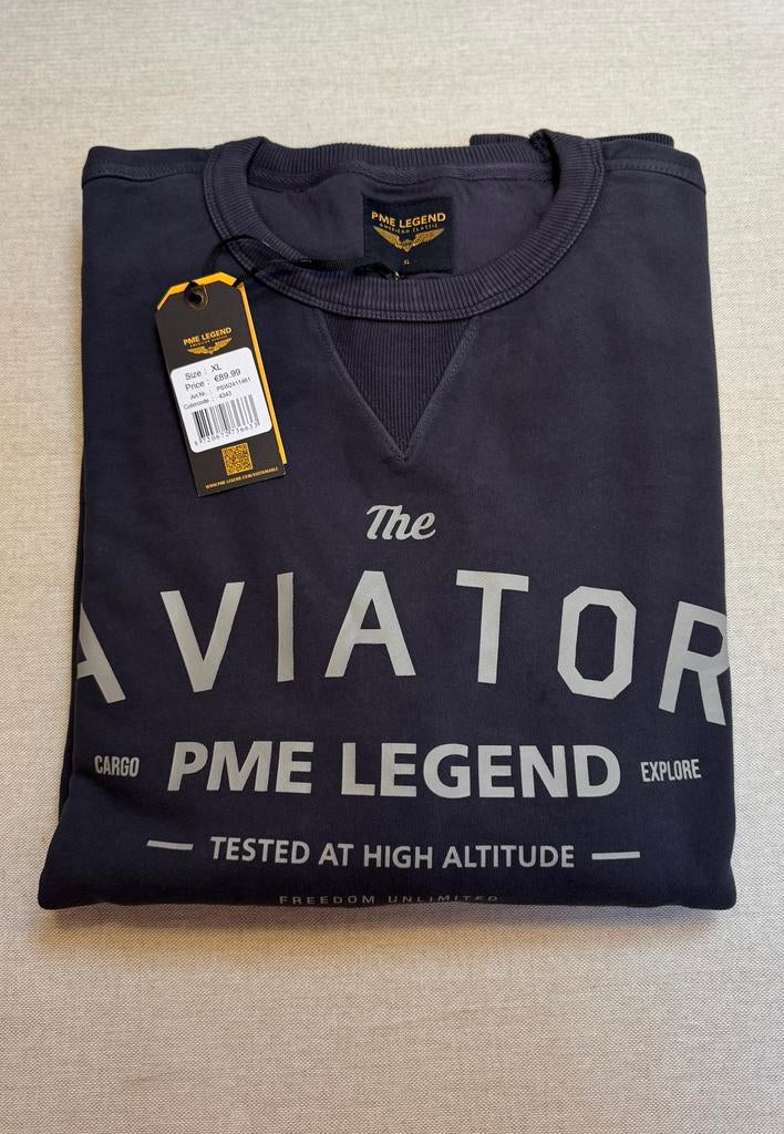 PME Legend Sweatshirt van Terry Sweatstof XL, Blauw, ., Ophalen of Verzenden, .