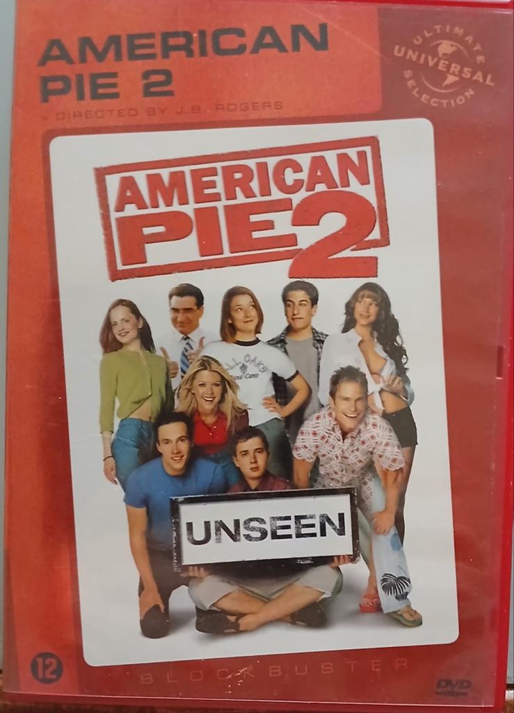 American pie dvd.s 3 stuks zie foto.pakket 431, Alle leeftijden, Ophalen of Verzenden, Zo goed als nieuw, Romantische komedie