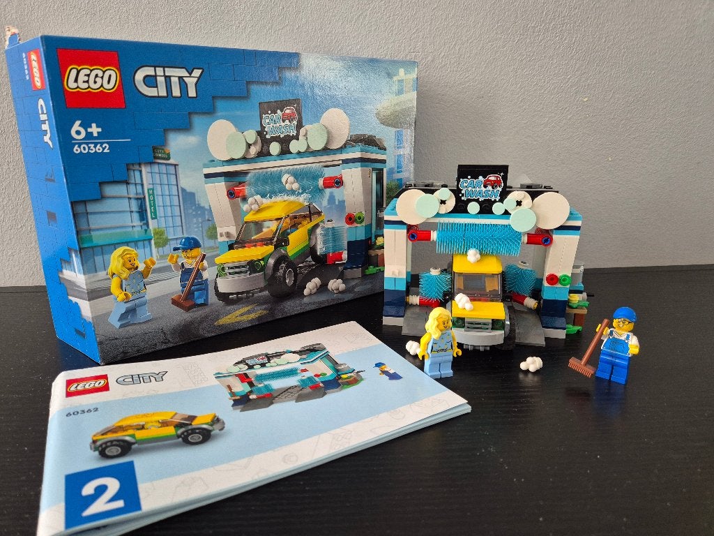 Lego wasstraat 60362, Ophalen, Zo goed als nieuw, Compleet