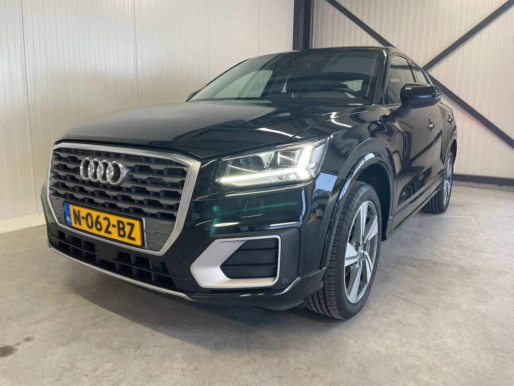 Audi Q2 1.4 TFSI '18 S-Tronic| Keyless|150PK| LED| Dealer OH, Auto's, Stof, 4 cilinders, 150 pk, Zwart