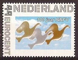 Nederland NVPH nr 2563 postfris 100 jaar NBFV 2008, Postzegels en Munten, Ophalen of Verzenden, Na 1940, Postfris