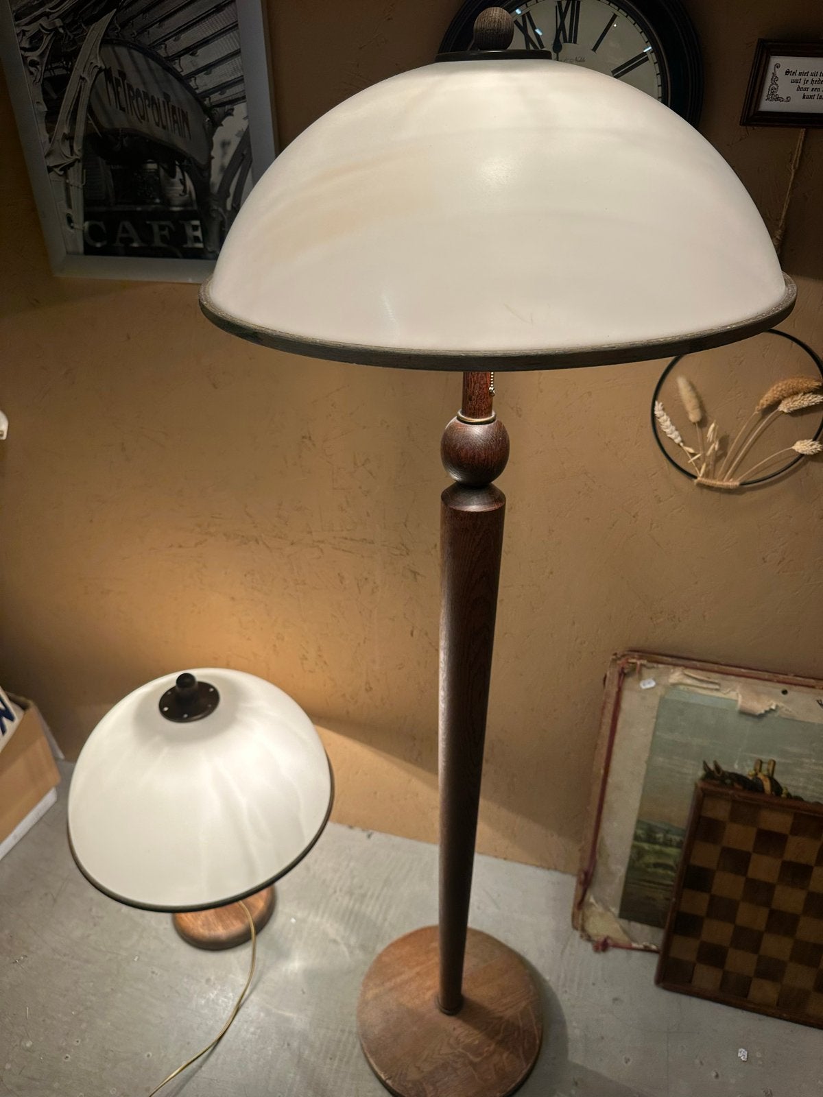 Vintage Steinhauer Vloerlamp en Tafellamp Set, Ophalen of Verzenden