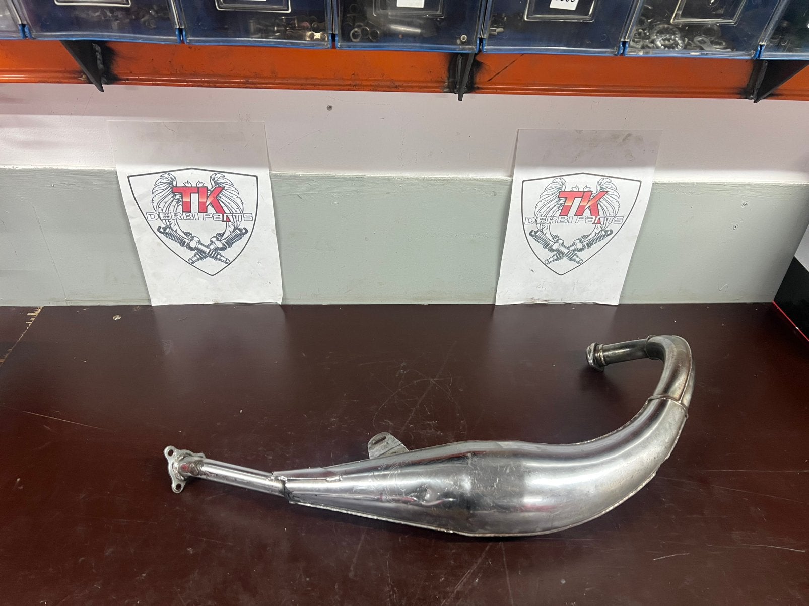 Derbi/aprilia voca chrome 50/70 onderlangs, Gebruikt, Onderlangs voca, 50/70, Ophalen of Verzenden