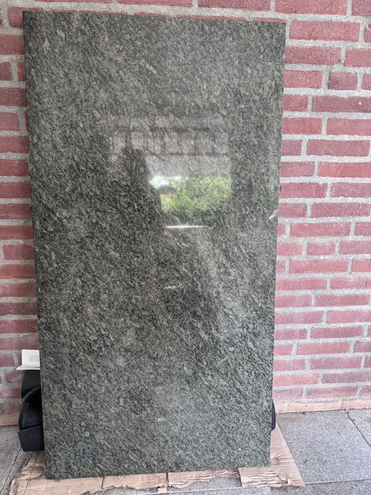 Marmeren plaat (voor kachel op te zetten), Ophalen, Zo goed als nieuw, Hout, Houtkachel