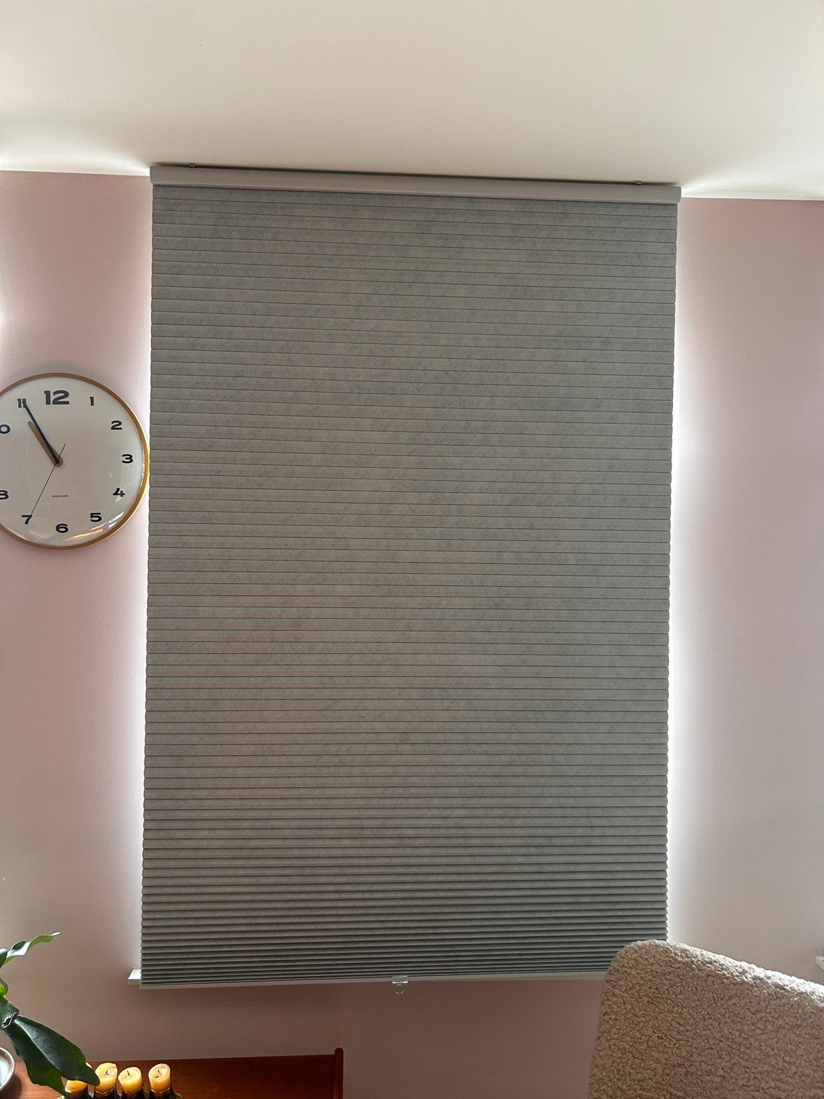 Plissé gordijnen x 3, Ophalen, Overige materialen, Overige merken, 125 cm