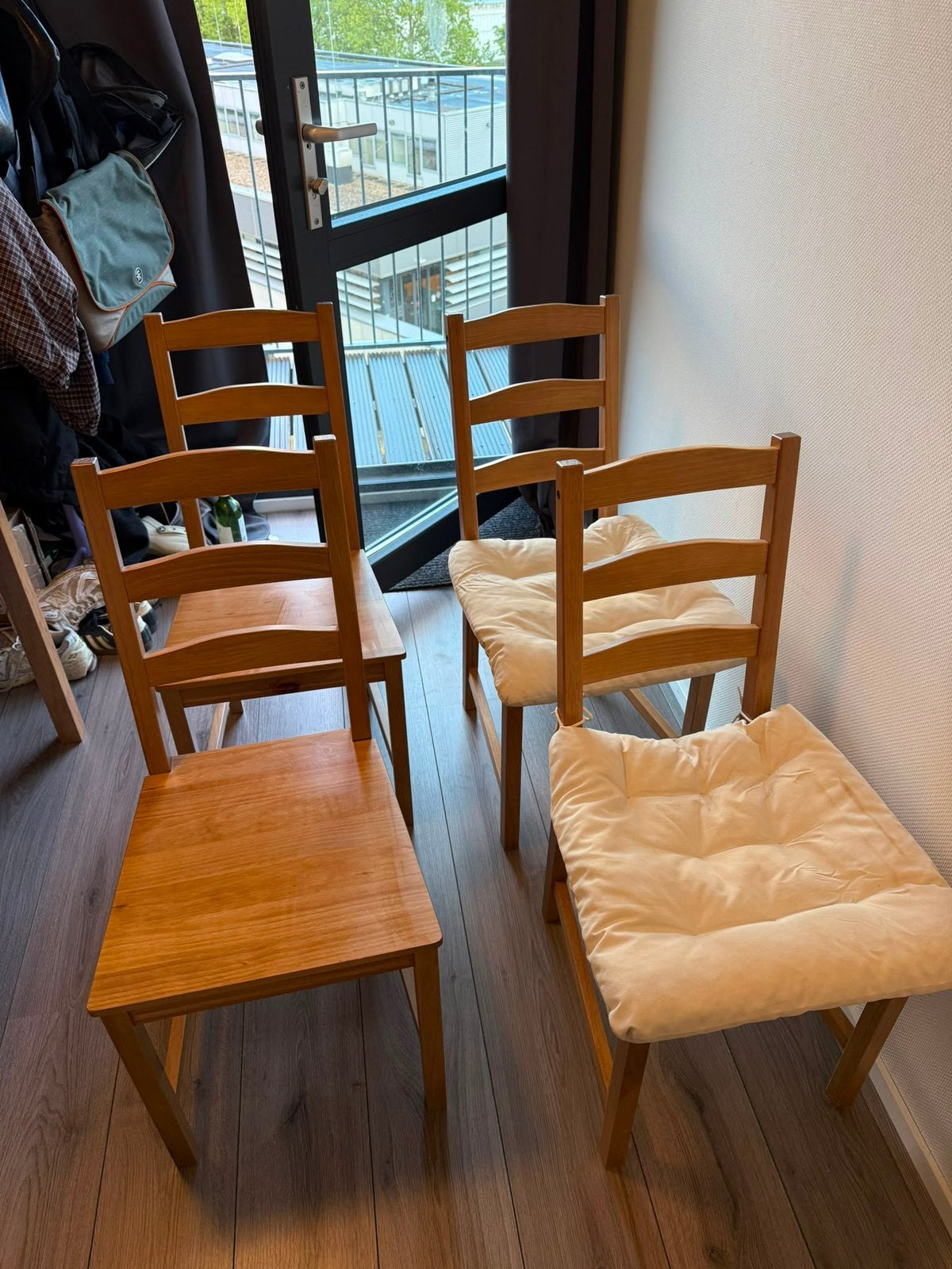 IKEA JOKKMOKK Stoelen, Ophalen, Zo goed als nieuw, Wit, Twee