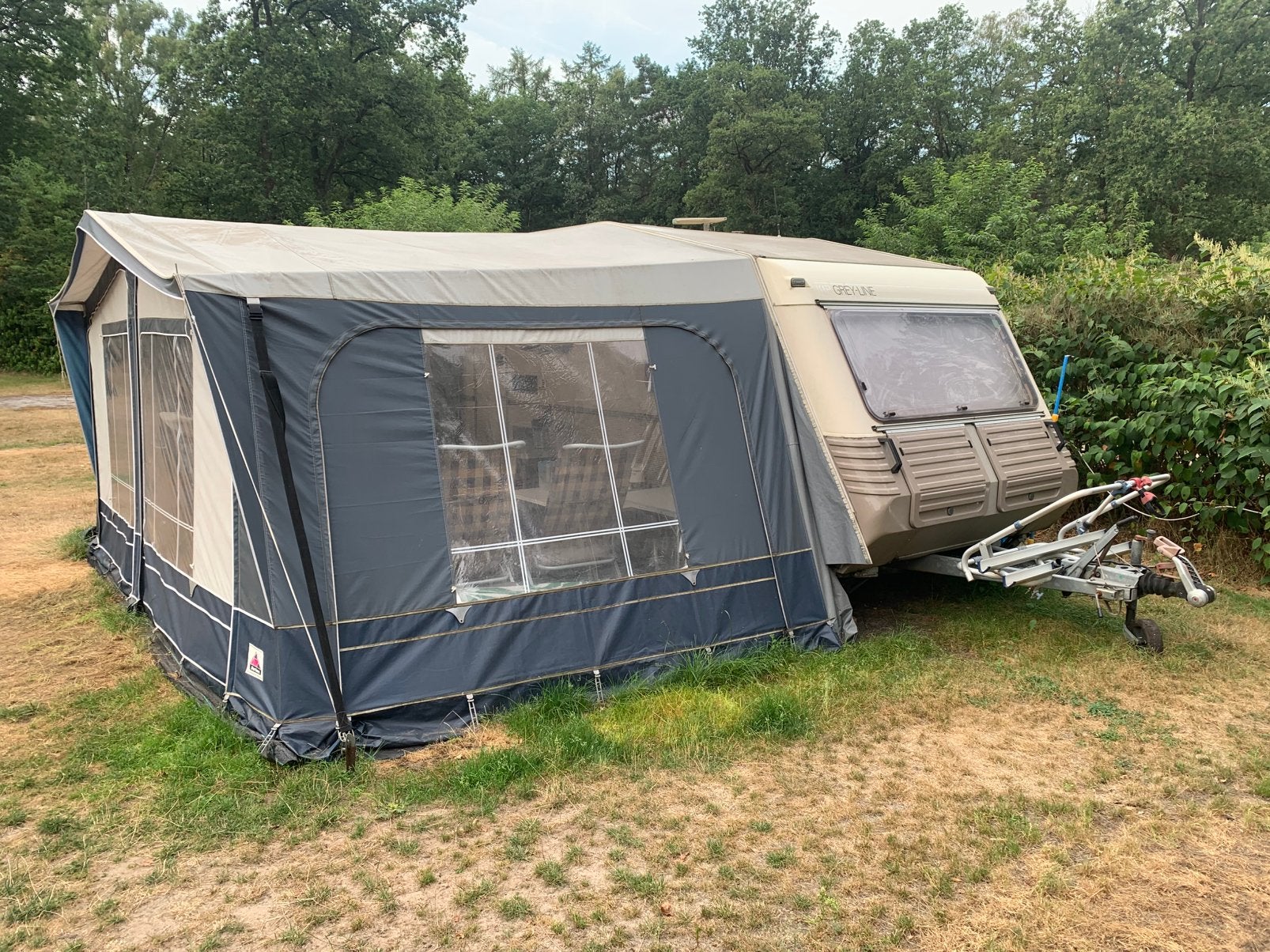 Caravan Kip Greyline 48TLB, Rondzit, Kip, Luifel, Tot en met 4