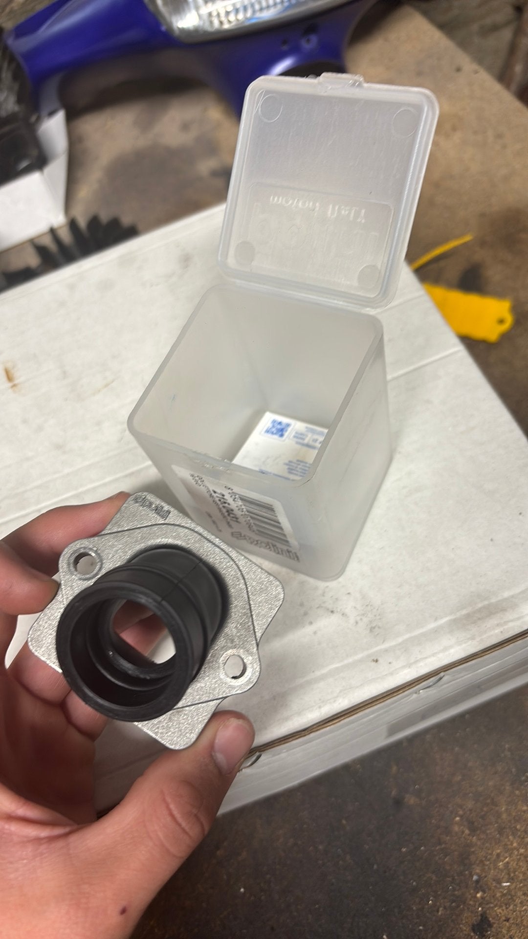 Polini draaibaar 25 mm cp 19/dellorto 19, Ophalen of Verzenden, Zo goed als nieuw, Carburateur