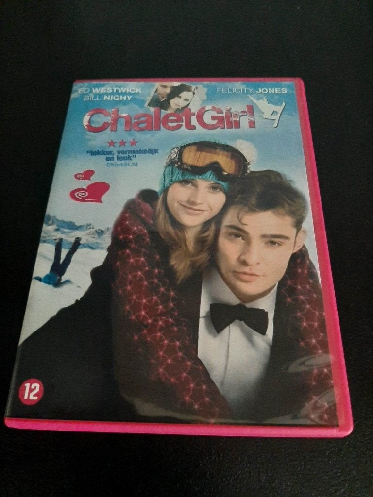 Chalet girl, Bill Nighy, Brooke Shields, Felicity Jones!, Nederlands, Romantische komedie, Breedbeeld, Ophalen of Verzenden