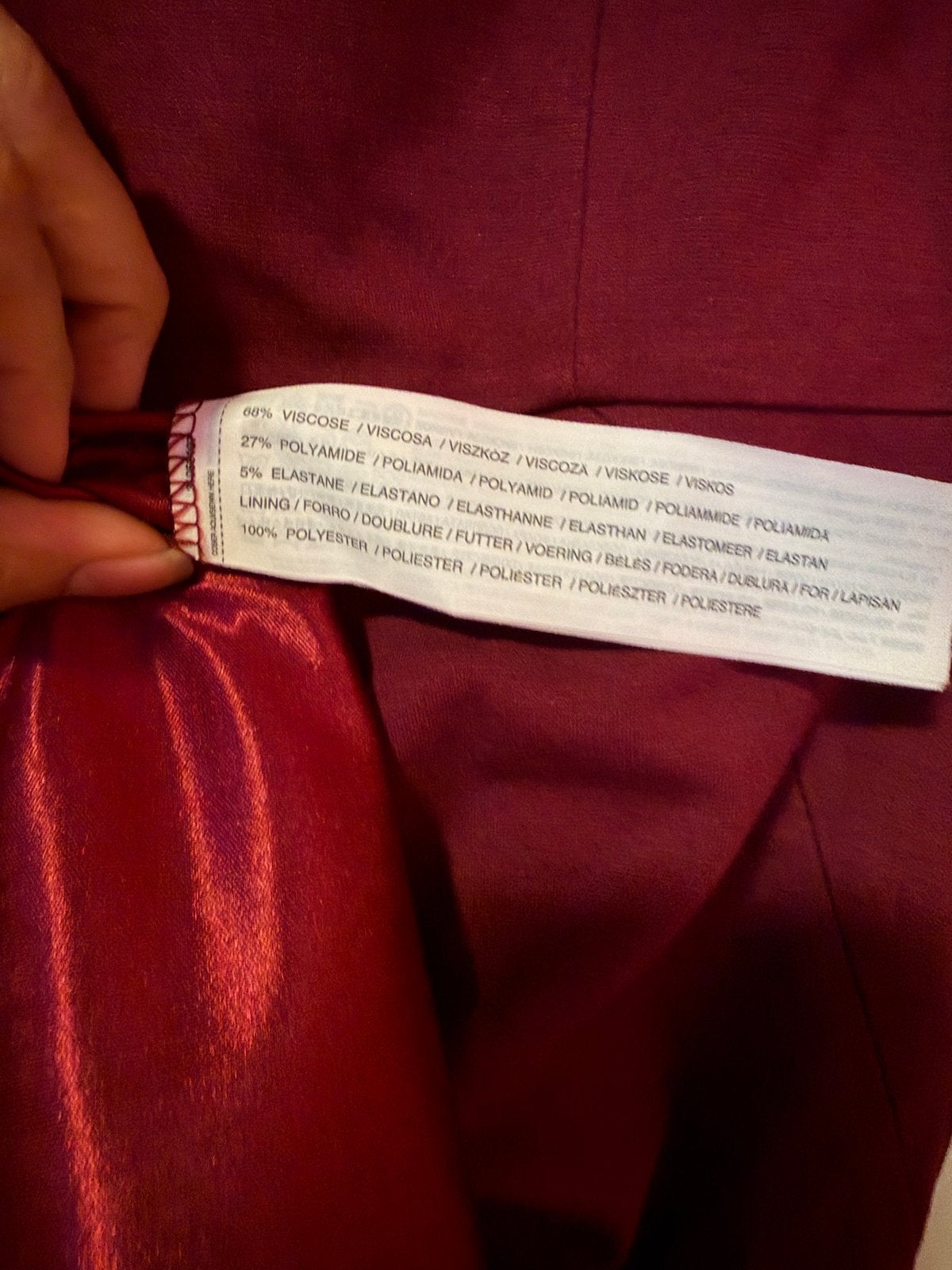Mango bordeauxrode jurk maat M, Kleding | Dames, Jurken, Zo goed als nieuw, Maat 38/40 (M), Rood, Boven de knie, Ophalen of Verzenden