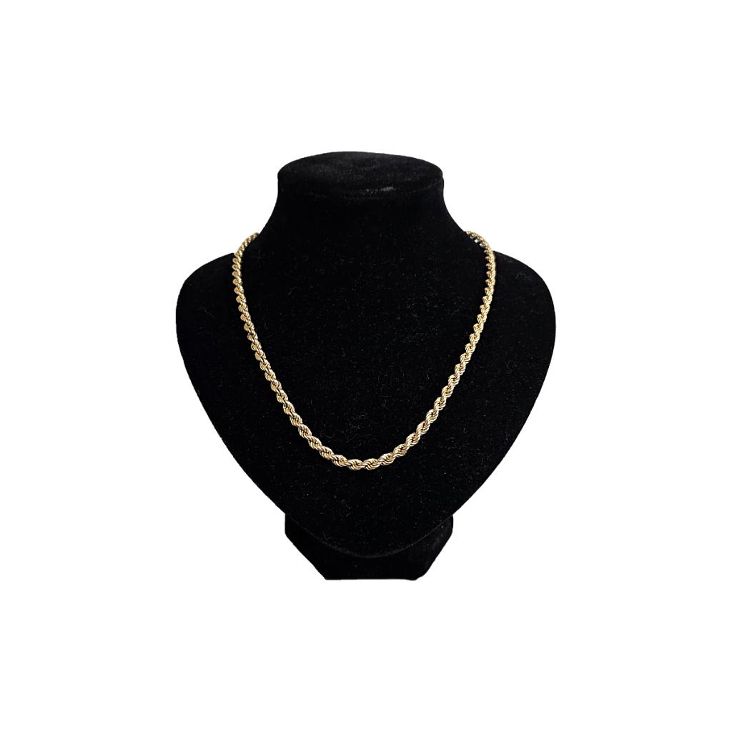 18k gouden rope chain ketting 70 cm 25 gr, Sieraden, Tassen en Uiterlijk, Kettingen, Ophalen of Verzenden, Nieuw, Goud, Goud