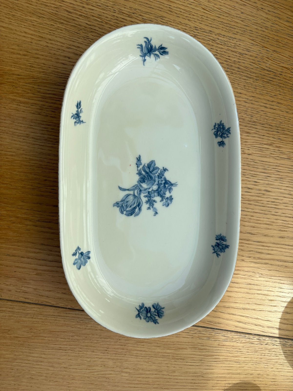 Arzberg Batavia serveerschaal met blauw bloemmotief, Ophalen of Verzenden