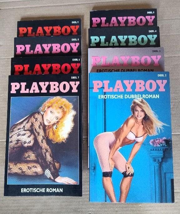 8 Vintage Playboy Erotische Romans uit 1984 deel 2 t/m 9, Ophalen of Verzenden, Gelezen, Playboy