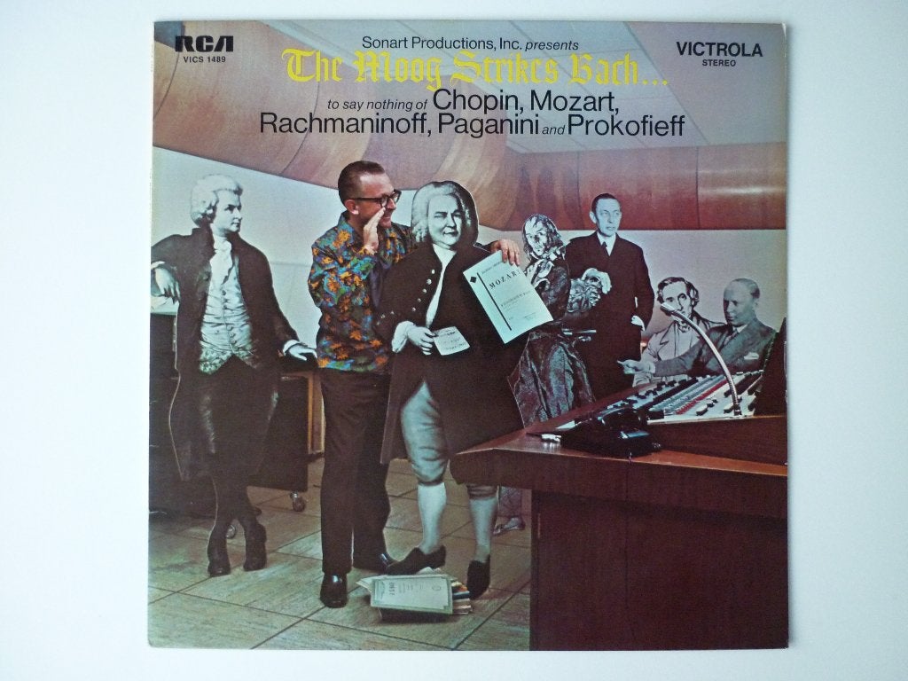 Hans Wurman - The Moog Strikes Bach…, LP, Gebruikt, Overige componisten, Overige formaten
