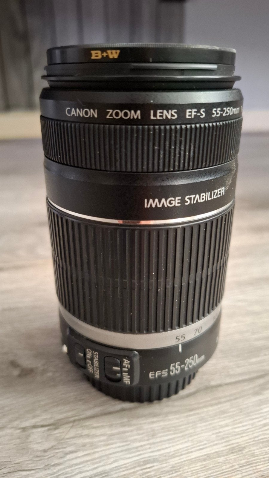Canon Zoom Lens EF-S 55-250mm f/4-5.6 IS, Audio, Tv en Foto, Fotografie | Lenzen en Objectieven, Ophalen, Gebruikt, Canon, Telelens