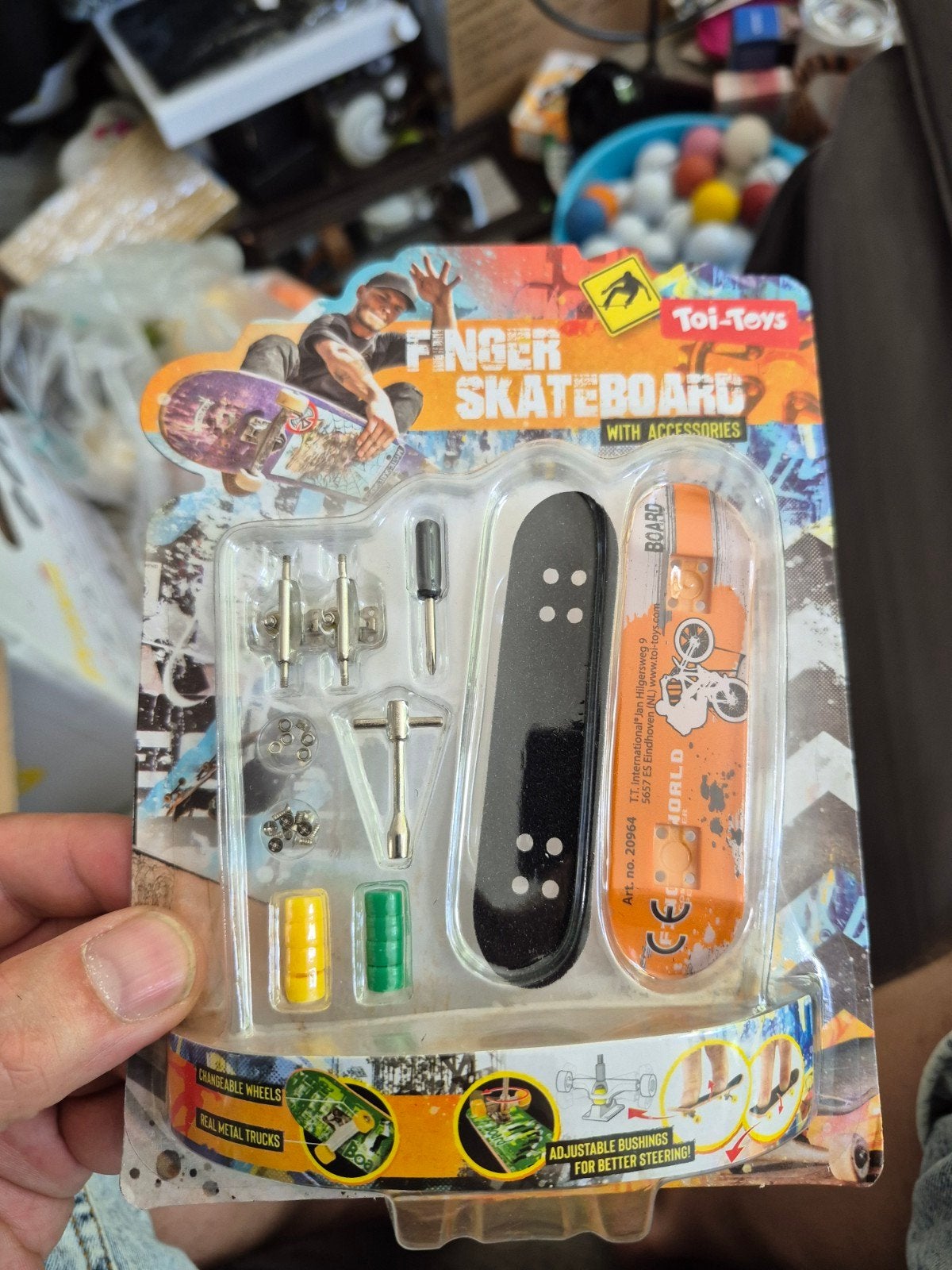 Toi-Toys Finger Skateboard met accessoires, Ophalen of Verzenden