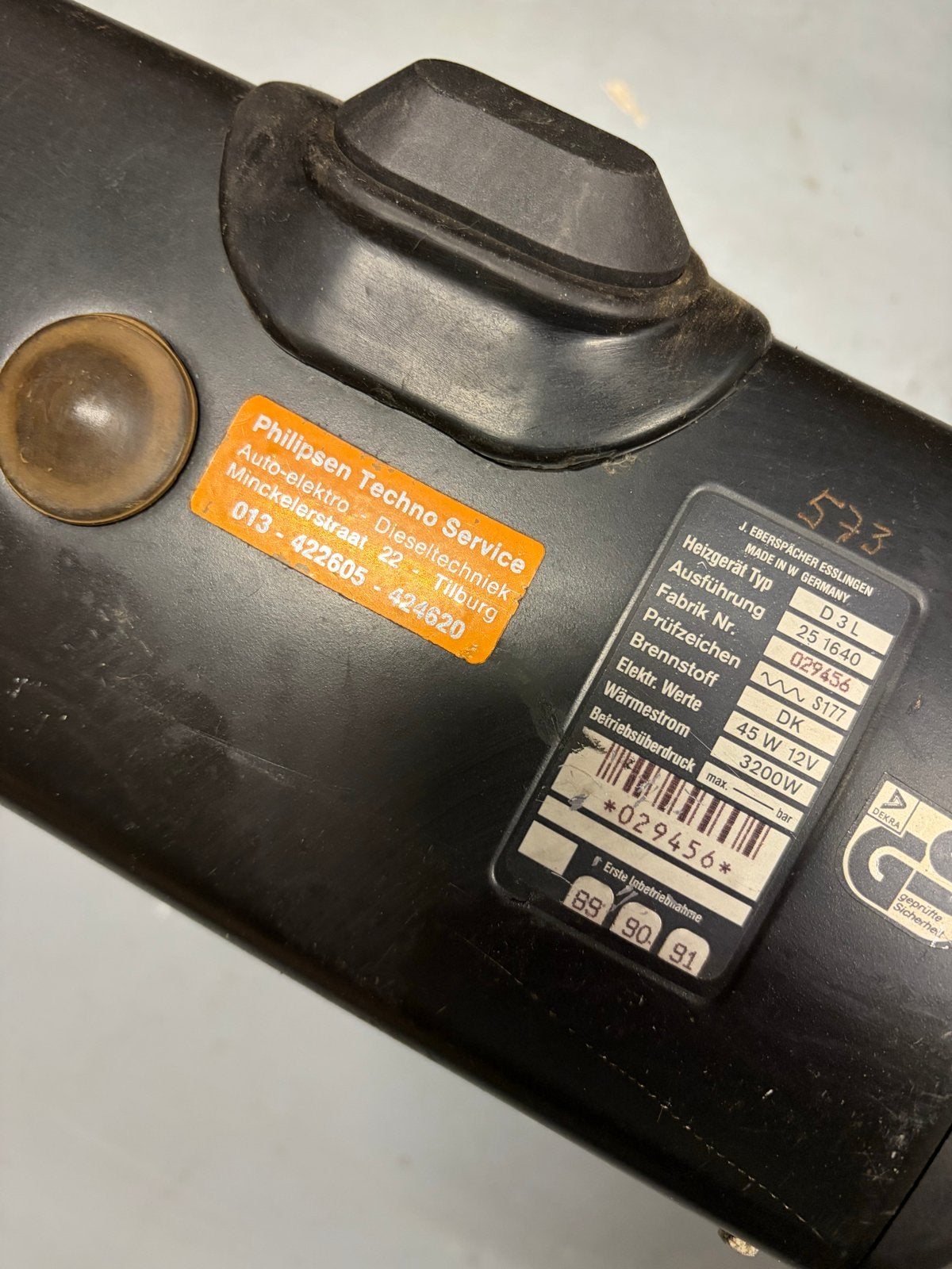Eberspacher Standverwarming heteluchtkachel 12V D3L, Auto-onderdelen, Ophalen of Verzenden, Gebruikt, Overige automerken