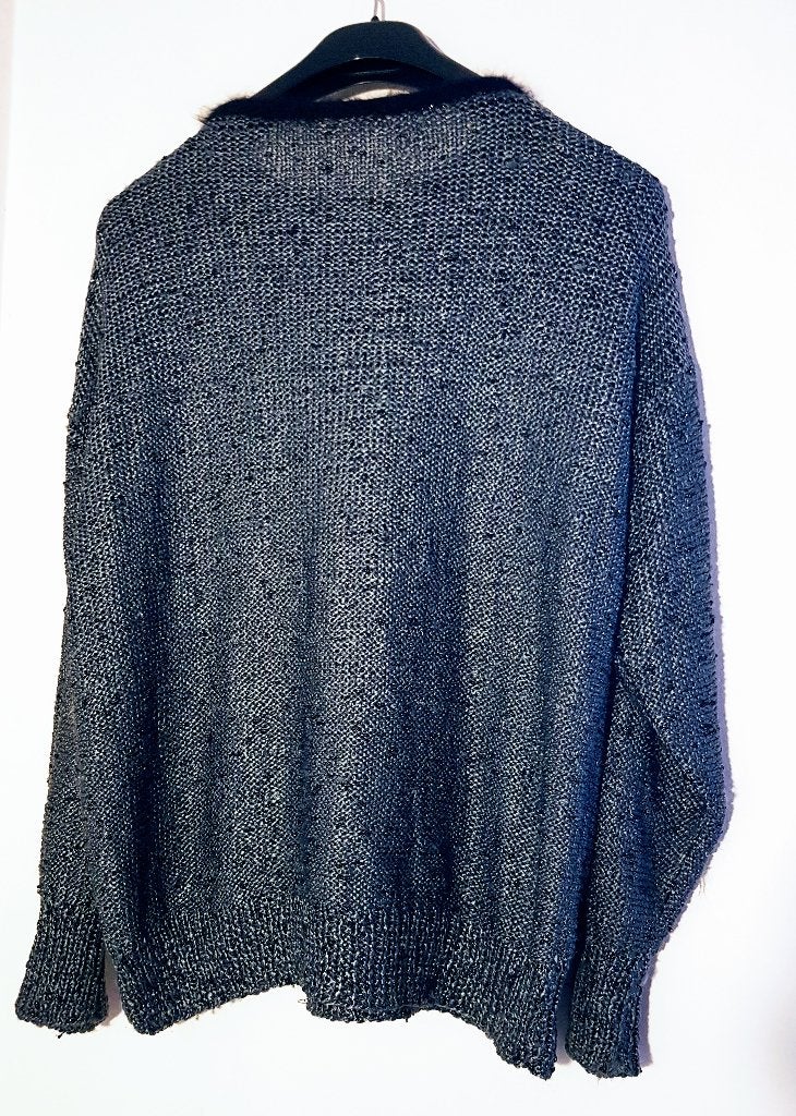 Vintage handgemaakte trui, Kleding | Dames, Truien en Vesten, Maat 38/40 (M), Zo goed als nieuw, Handgemaakt, Verzenden