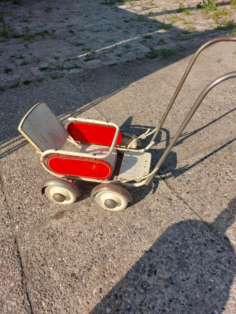 Antieke Kinderwagen - Vintage Poppenwagen, Antiek en Kunst, Antiek | Overige Antiek, Ophalen of Verzenden
