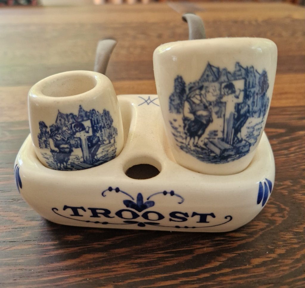 Tabakspijpen Delftsblauw, Zenith met houder, Ophalen of Verzenden
