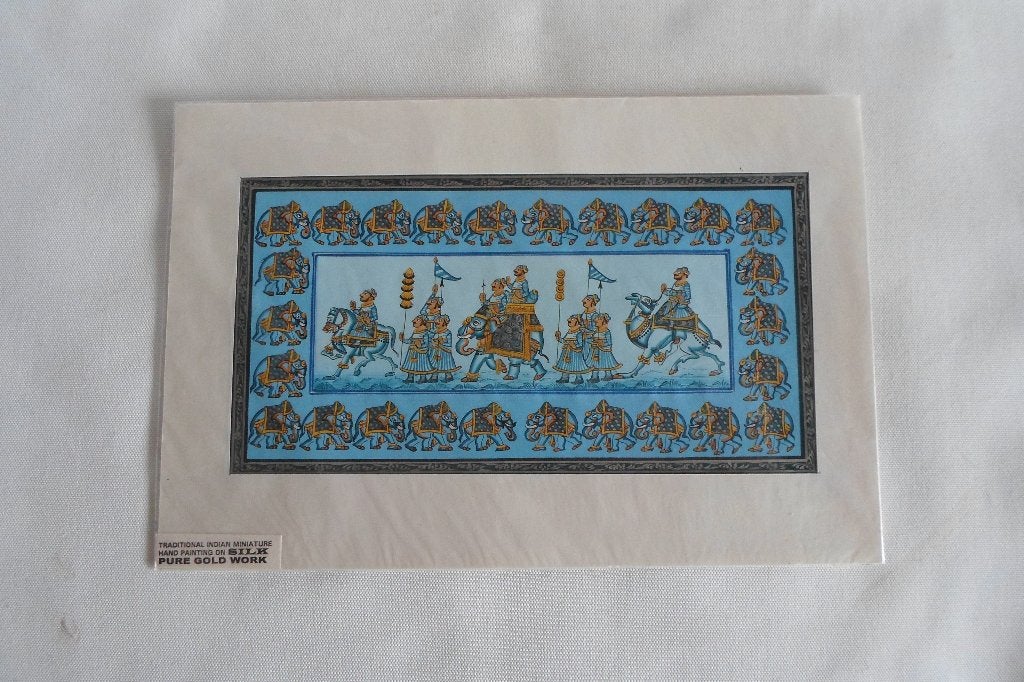 Indiaas Miniatuur Schilderij Klein, Ophalen of Verzenden