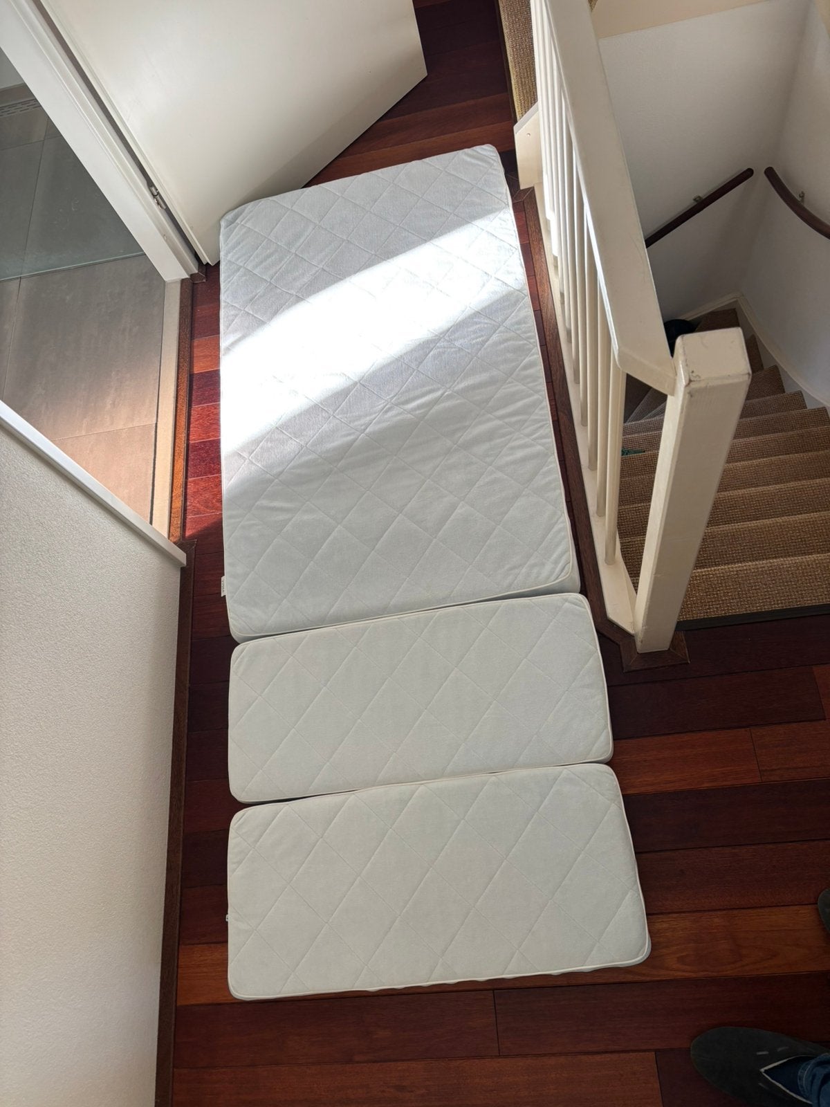 Ikea Vyssa meegroeimatras 120x80 + uitbreiding naar 190x80, Ophalen, 70 tot 85 cm, Zo goed als nieuw, Matras