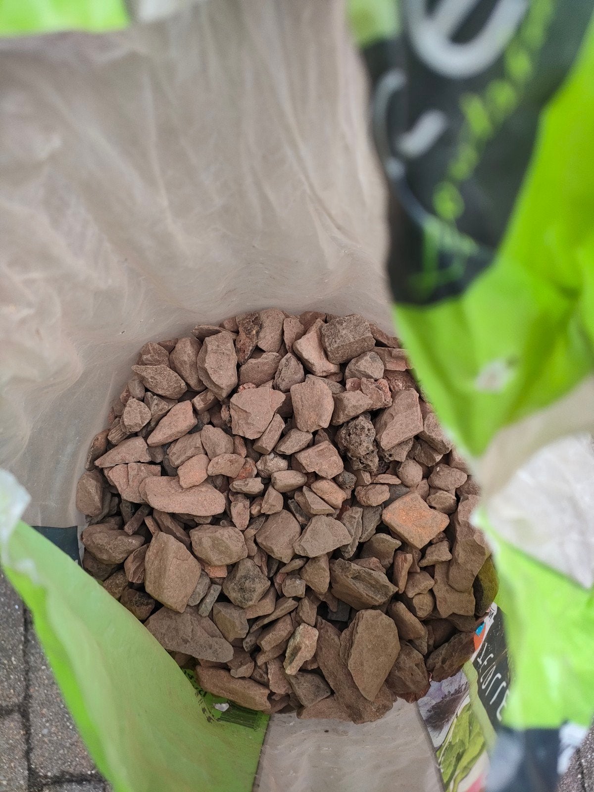 minensplitt, Ophalen