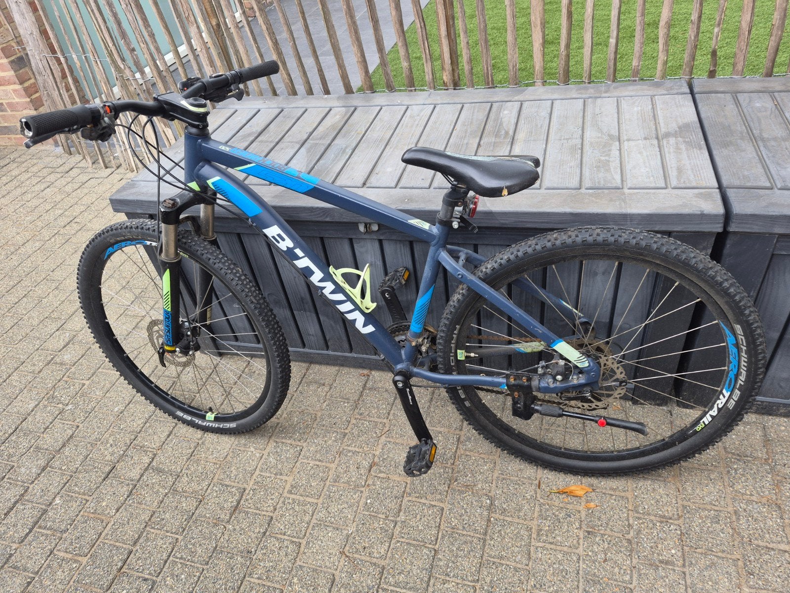 B'Twin Rockrider Mountainbike - opknapper, Fietsen en Brommers, Fietsen | Mountainbikes en ATB, Ophalen, Gebruikt, Heren, Overige merken