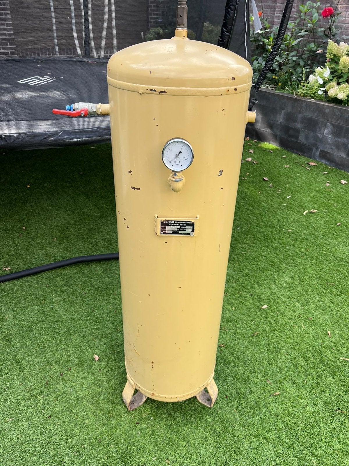 Berko drukvat 100 liter, 100 liter of meer, Ophalen, Gebruikt, 10 bar of meer