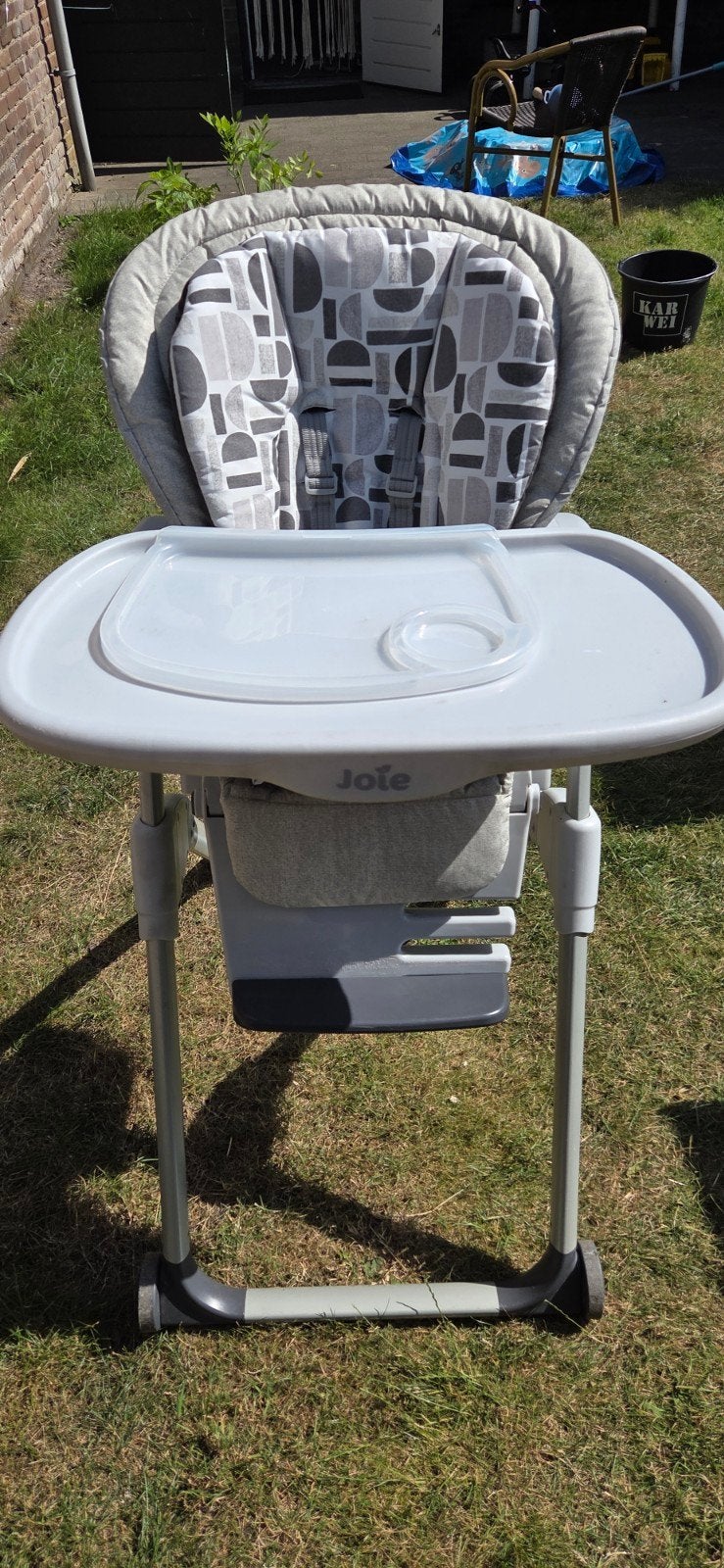 Joie kinderstoel met afneembaar eetblad en gordels, Kinderen en Baby's, Ophalen, Gebruikt, Overige typen, Afneembaar eetblad