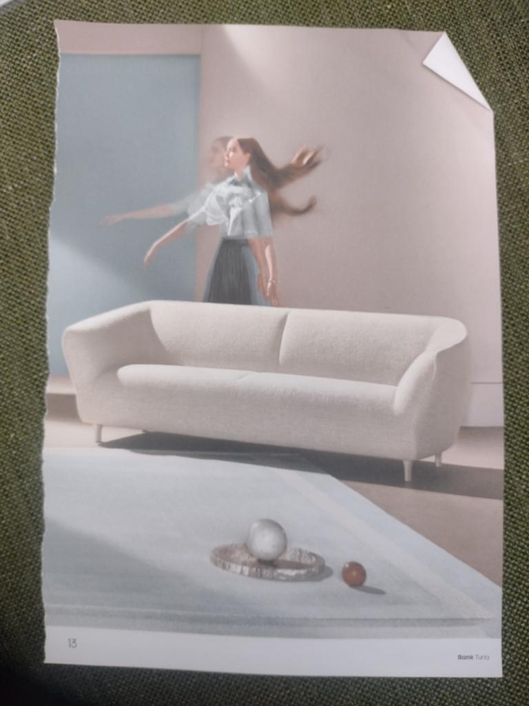 Pode Turia drie-zitsbank, Huis en Inrichting, Ophalen, Modern design, Driepersoons, 75 tot 100 cm