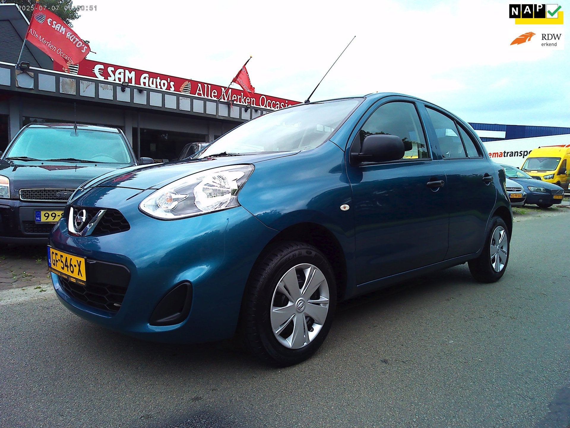 Nissan Micra 1.2 Visia Pack (2015 +Airco ), Voorwielaandrijving, Euro 5, Gebruikt, 31 €/maand