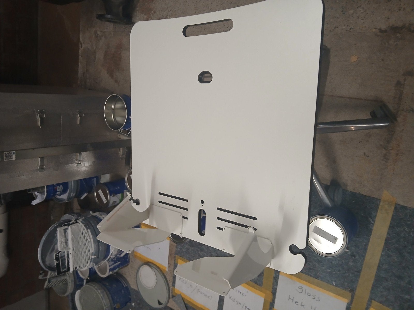 Verrijdbare laptoptafel / werkplek, Ophalen of Verzenden, Gebruikt