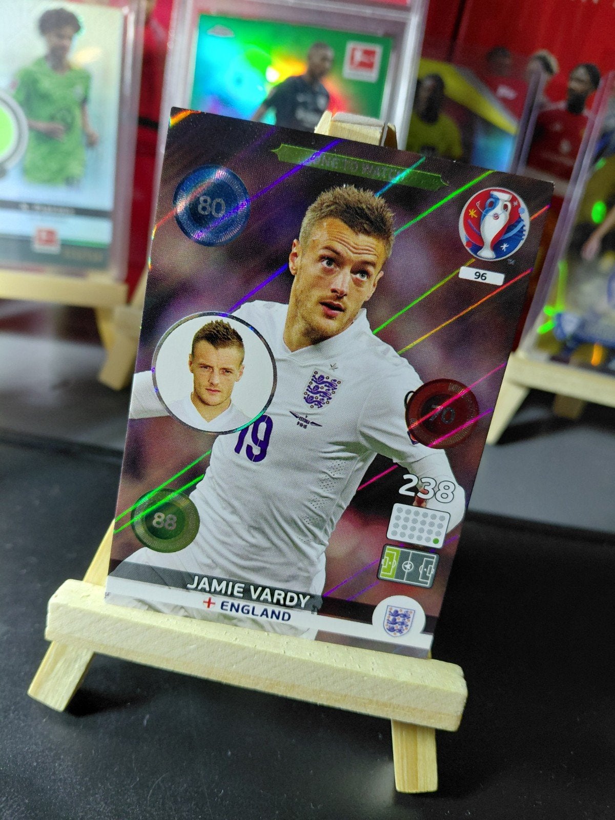 jamie vardy (engeland) one to watch panini ek 2016, Ophalen of Verzenden, Nieuw, Buitenlandse clubs, Poster, Plaatje of Sticker