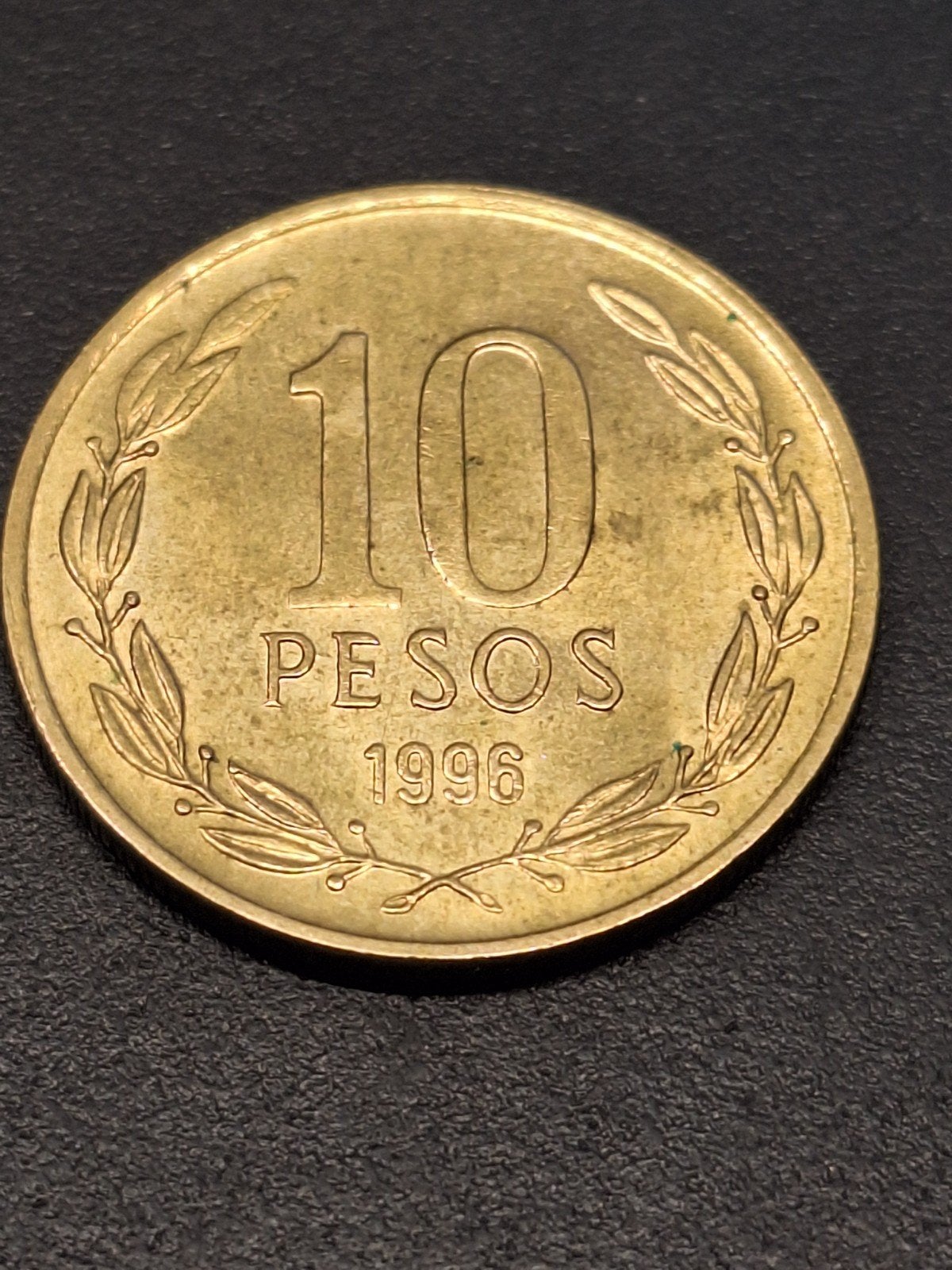 Chili 10 pesos 1996, Ophalen of Verzenden, Zuid-Amerika