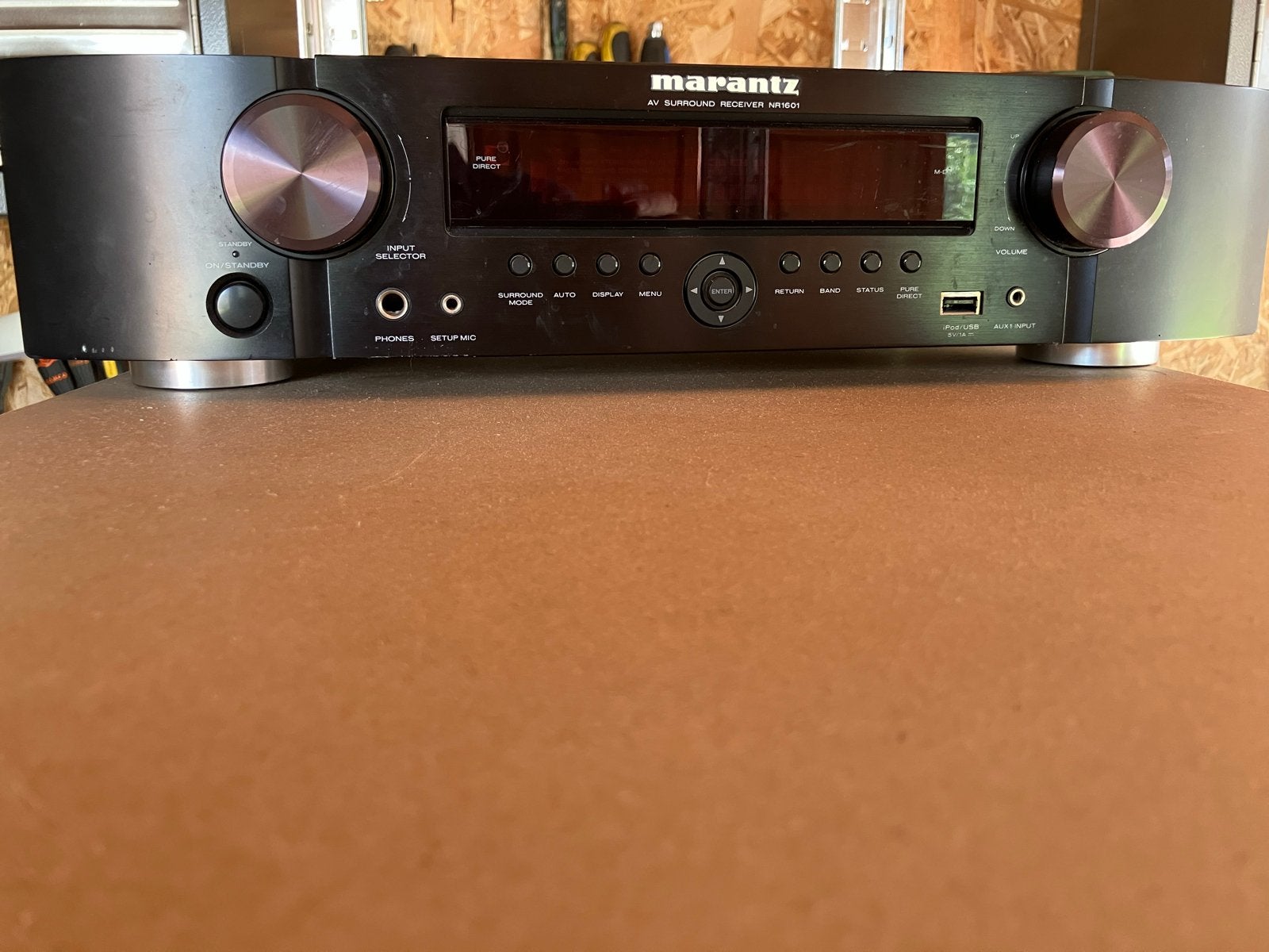 Marantz NR1601 AV Surround Receiver met afstandsbediening, Marantz, Gebruikt, Ophalen of Verzenden, 60 tot 120 watt
