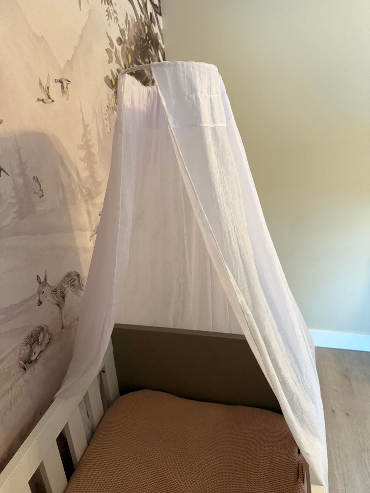 Piekstok incl sluier babykamer, Ophalen, Zo goed als nieuw, Ledikant